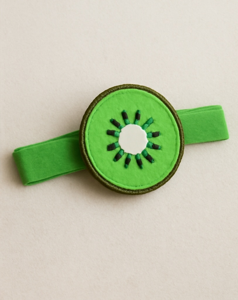 Bandeau bébé imprimé kiwi